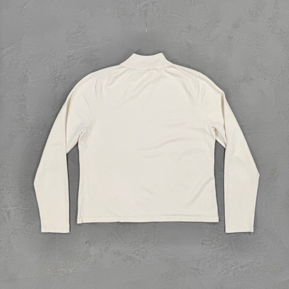 Pendleton Silk Blend Lightweight Knit Mock Neck S… - image 4